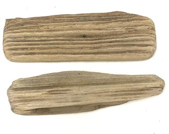 原木？流木？ Flat Narrow Driftwood Pieces (6.7 -11.0'') - Coastal DIY Craft