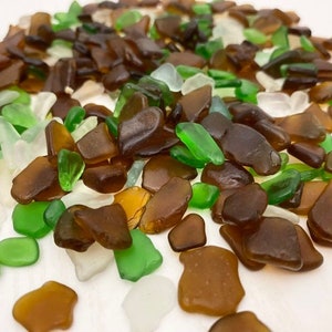 300 Tiny Sea Glass Pieces: Mosaic, Jewelry, & Mirror Decor (0.1&#39;&#39; - 0.5&#39;&#39;)
