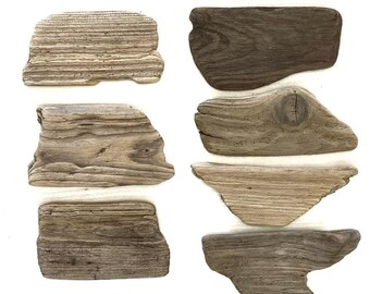 Flat driftwood 4.1'' - 5.5''( 10.5 - 14 cm) Pieces for wedding signs, Beach signs, Craft supplies, Montessori, Photography props, Home decor