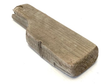 Driftwood Block: 10.6&quot; Rustic Coastal Decor, DIY Crafts