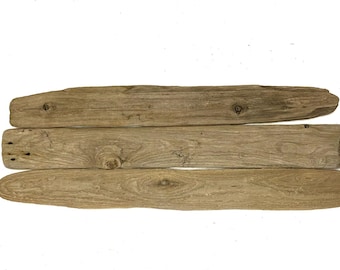 Flat Narrow Driftwood Pieces (6.7 -11.0'') - Coastal DIY Craft