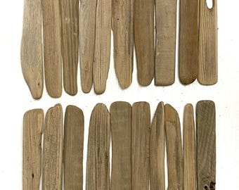 Flat Narrow Driftwood Pieces (6.7 -11.0'') - Coastal DIY Craft