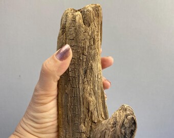 Sieradenhanger van drijfhout: sleutelhouder kust, uniek decor