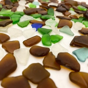200 Tiny Sea Glass Pieces: Mosaic & Jewelry Making Supplies