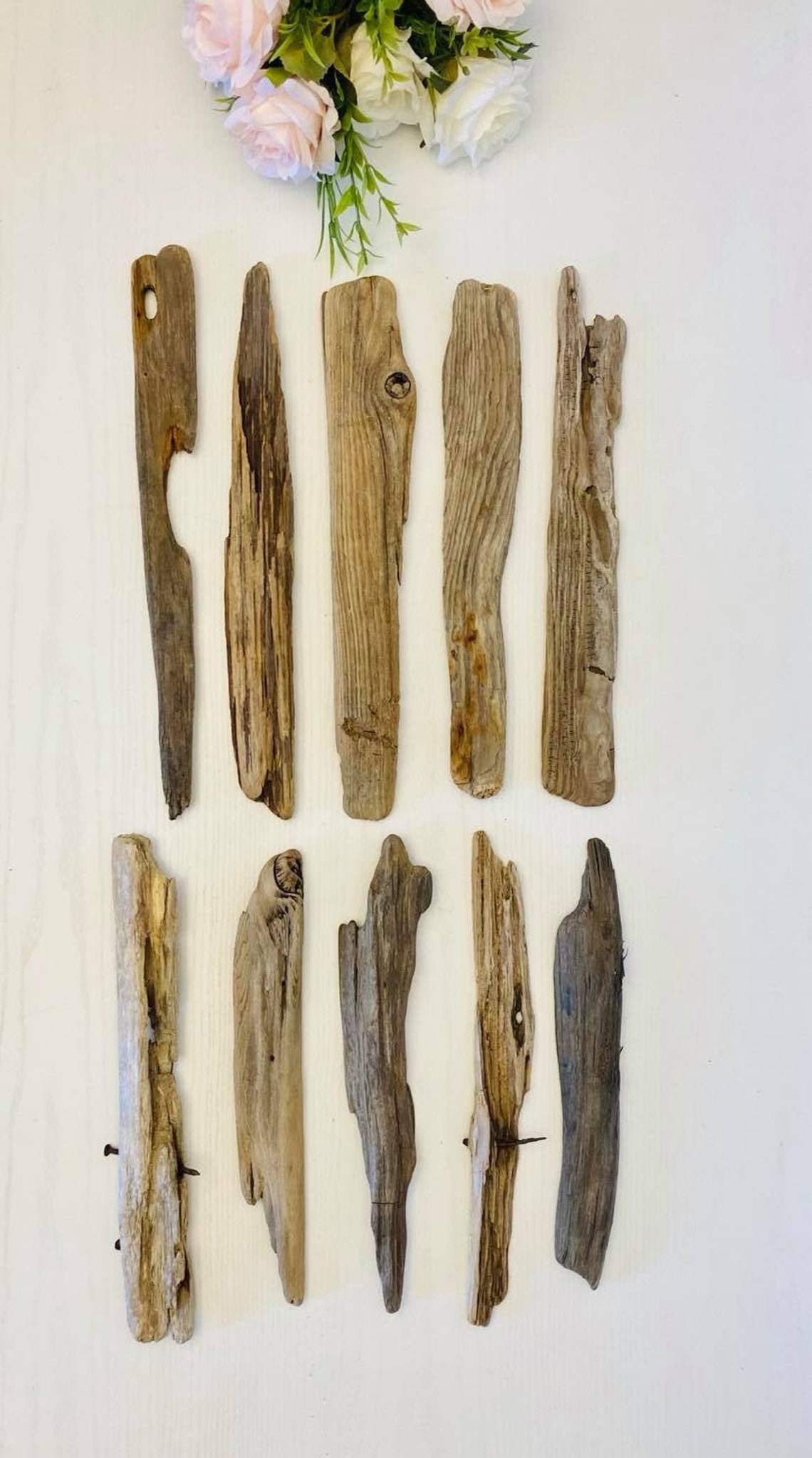 Unique flat driftwood for craft driftwood supplies Etsy