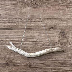 Hanging Driftwood Branch: Coastal Boho Wall Decor (20.8&#39;&#39;)