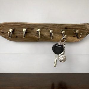 Driftwood Hanger, Beach Themed Towel Rack, Handmade Hanger, Jewelry Hanger, Key Hanger, Coastal Decor