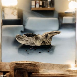 Rustic Driftwood Sculpture (11.8&#39;&#39;) - Natural Coastal Decor