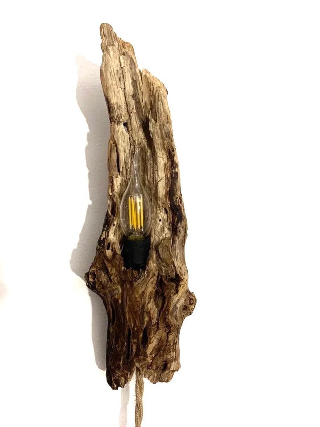 Rustic Driftwood Sconce, Handmade Driftwood Sconce, Handmade Driftwood