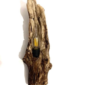 Rustic driftwood sconce, Handmade driftwood sconce, Handmade driftwood pendant light