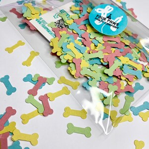 Eco friendly bone dog party confetti!
