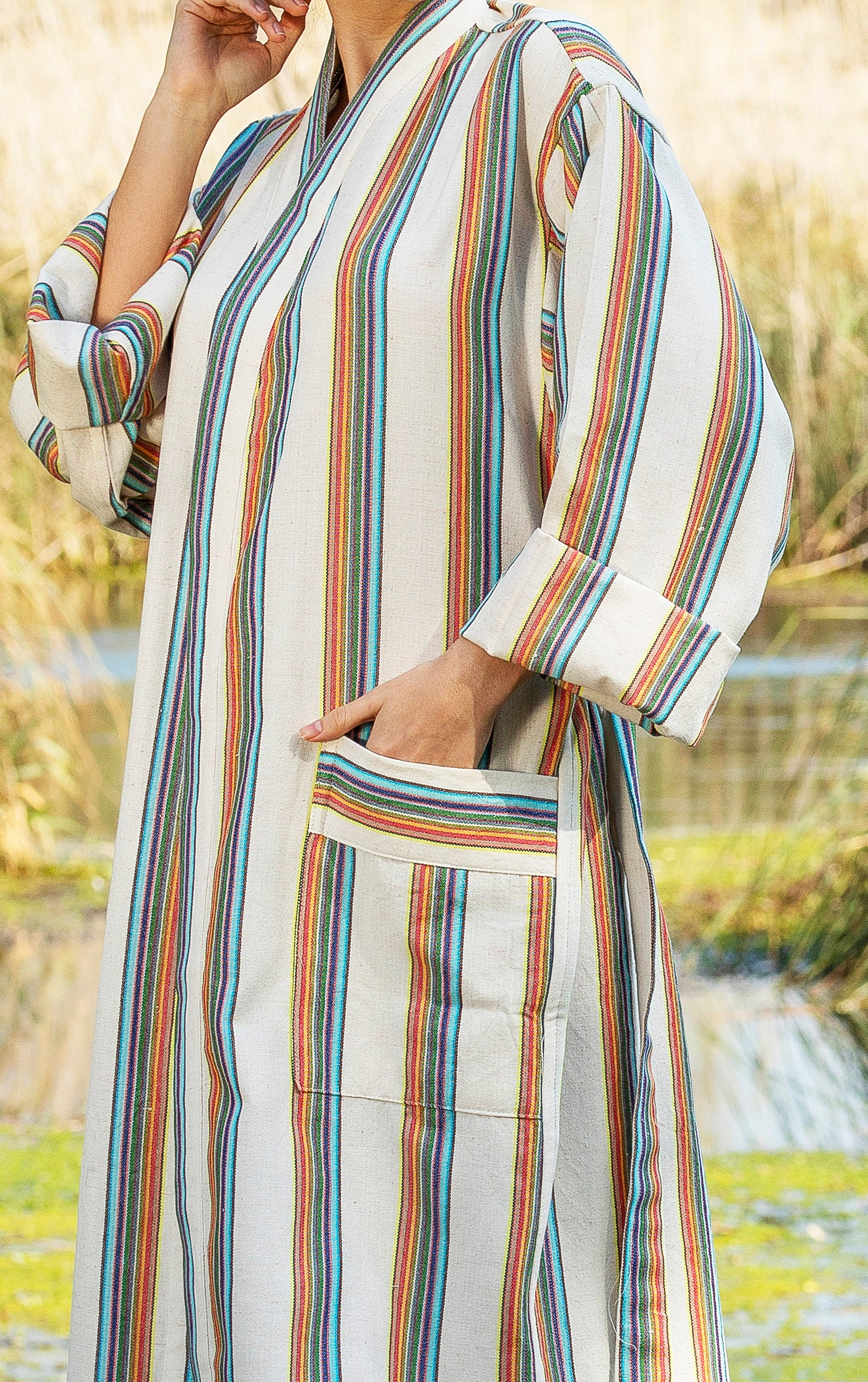 Unique Colors Timeless Robe Guest Robe Hammam Bath Robe Etsy