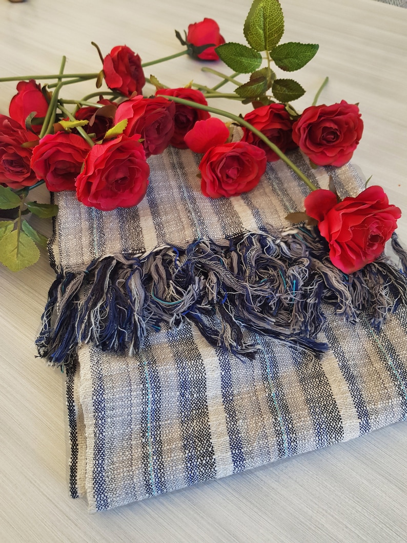EbruBazaar Turkish Cotton Pestemal Towel - Thumbnail 2