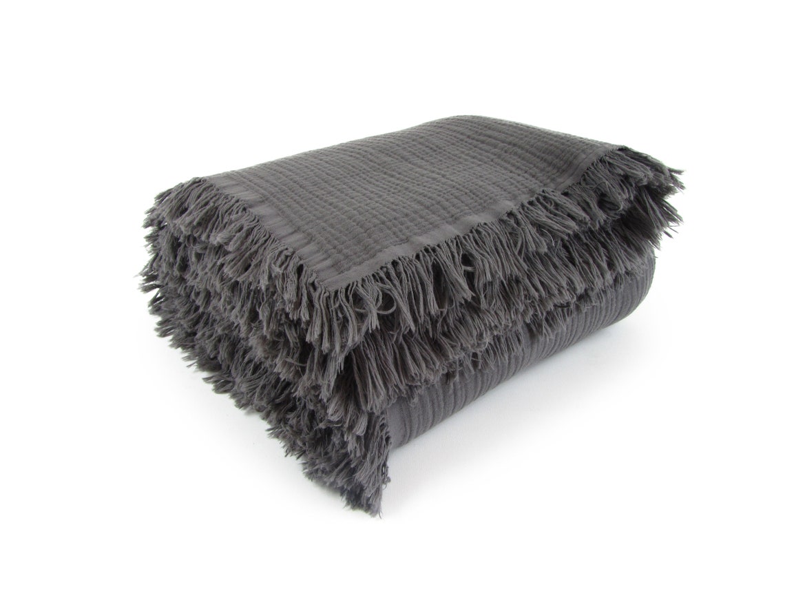 Muslin Blanket in King Size Organic Blanket Throw Muslin Etsy Australia
