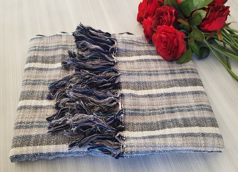 EbruBazaar Turkish Cotton Pestemal Towel - Thumbnail 5
