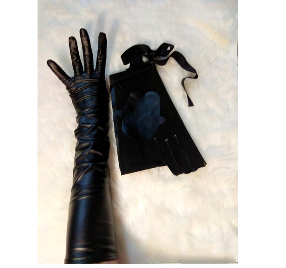 Long Gloves Opera Gloves Leather Gloves 