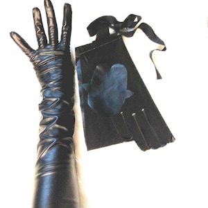 Leather Long Gloves,Victorian Evening Gloves,Black Women Gloves,Fashion Stylish Gloves,Thin Summer Gloves, Gothic gloves,Opera gloves