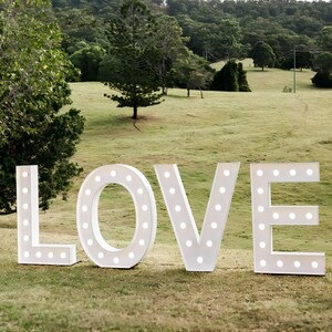 Wedding Marquee Letter | LOVE Marquee Light | Light up letters | Led Wedding Sign