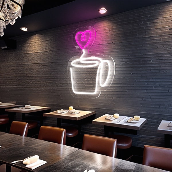 Kaffee Neon Schild,Kaffee Shop LED Schild,Neon Bar Schild,Kaffee Bar Dekor,Haus Bar Schild