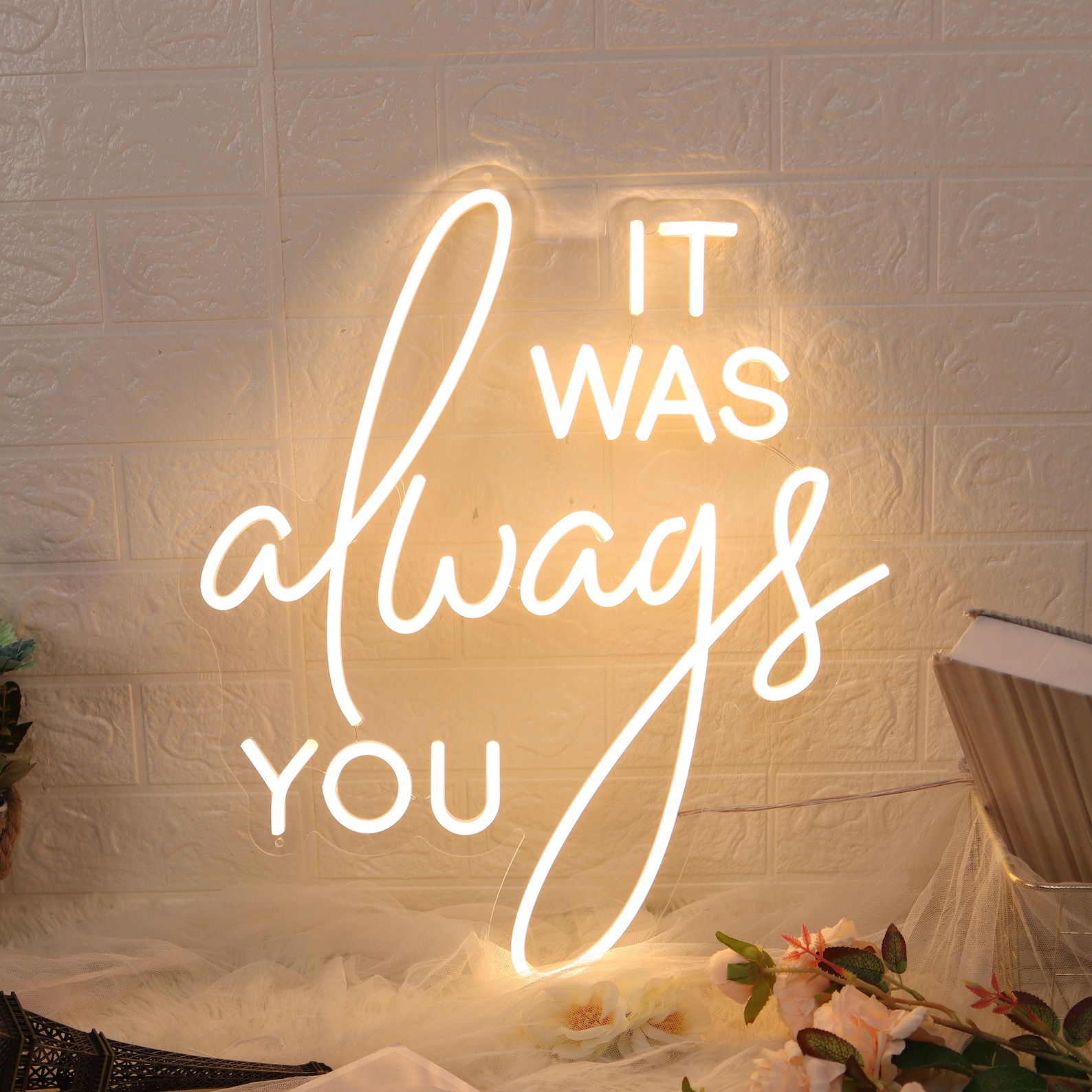 Image of Romantic Wedding Neon Sign