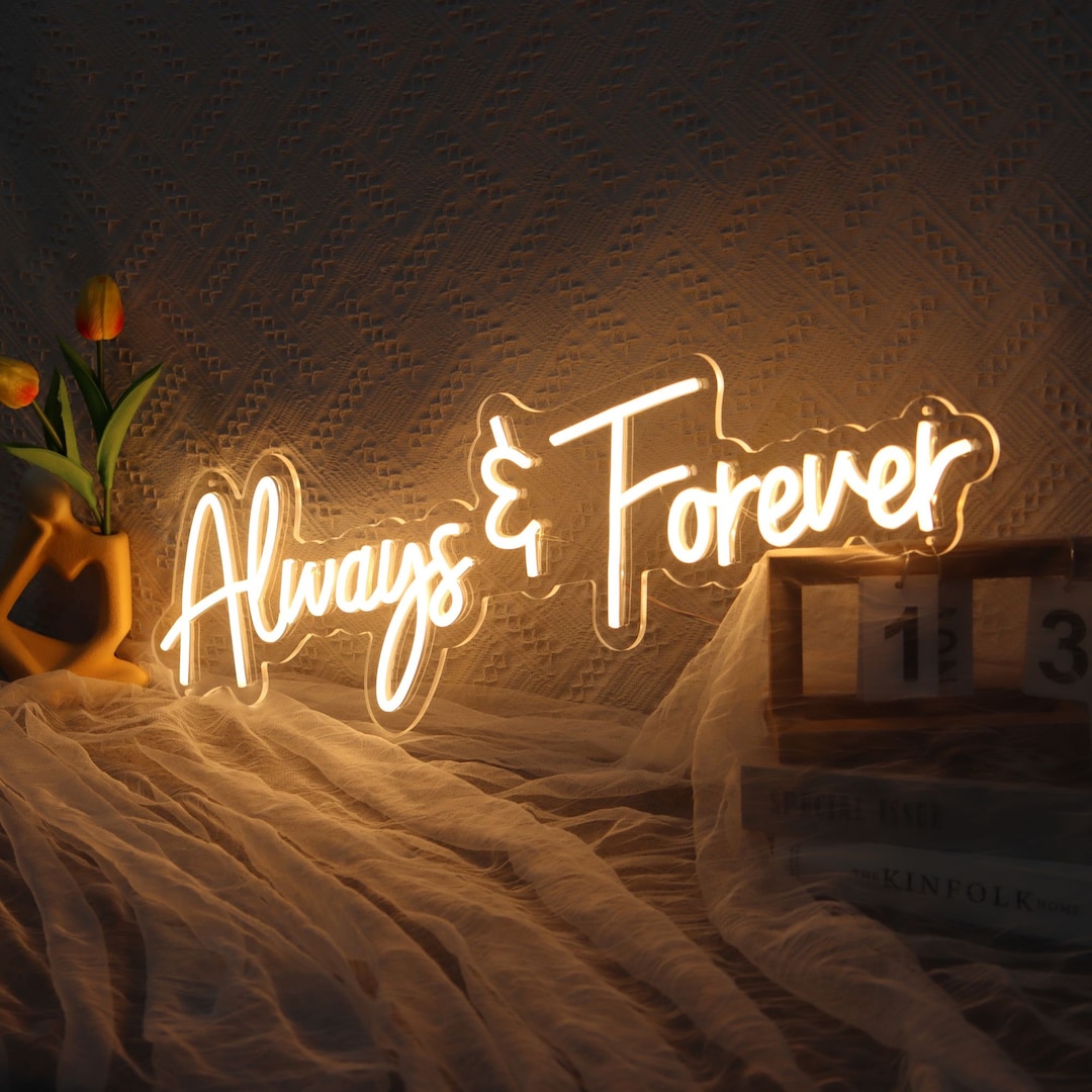 Always and Forever Neon Sign,wedding Neon Sign,custom Neon Light Led