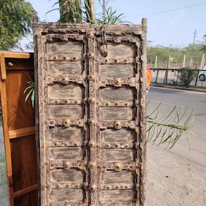 Wooden vintage carved and brass work Window/ handmade window/window frame/antique window/ethnic window/ artistic window/indian wood window.