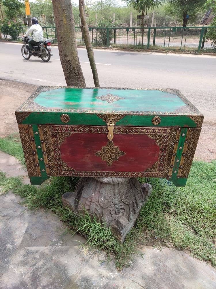 Boîte Vintage Avec Travail