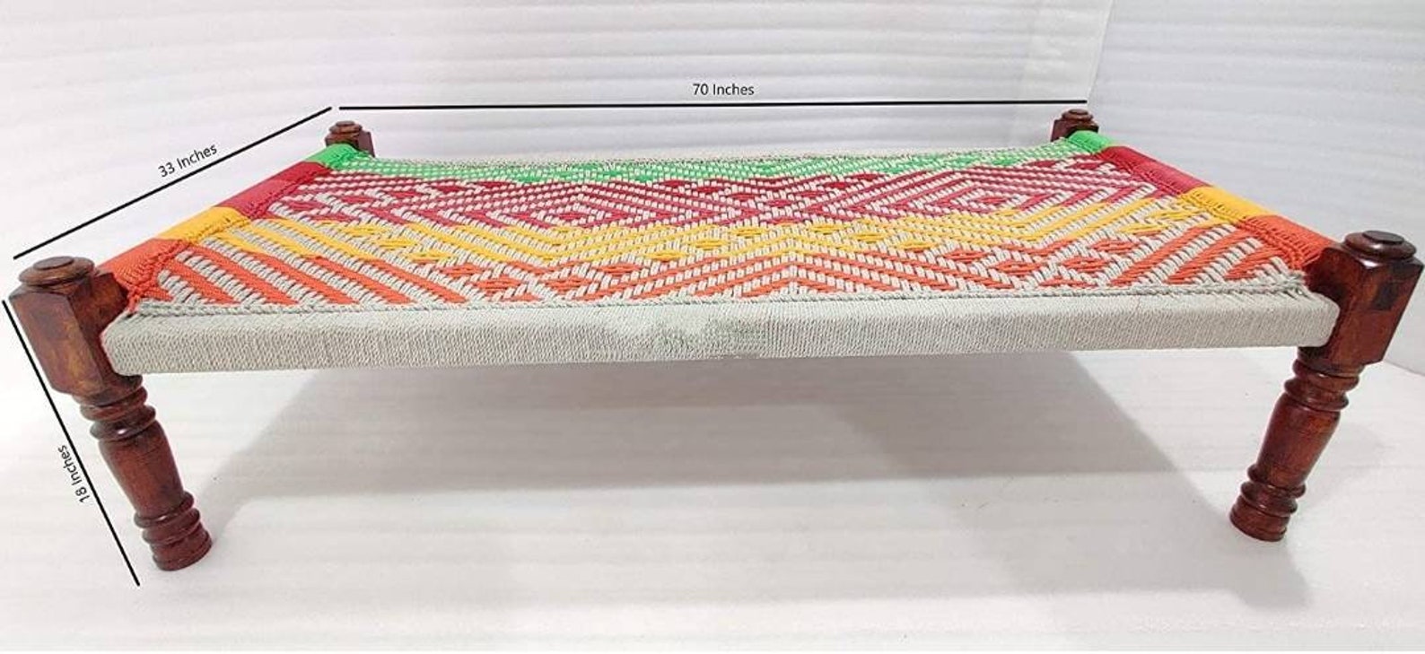 Indian vintage Charpai bed Indian antique bed bench Garden Etsy