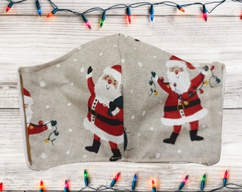 santa mask etsy