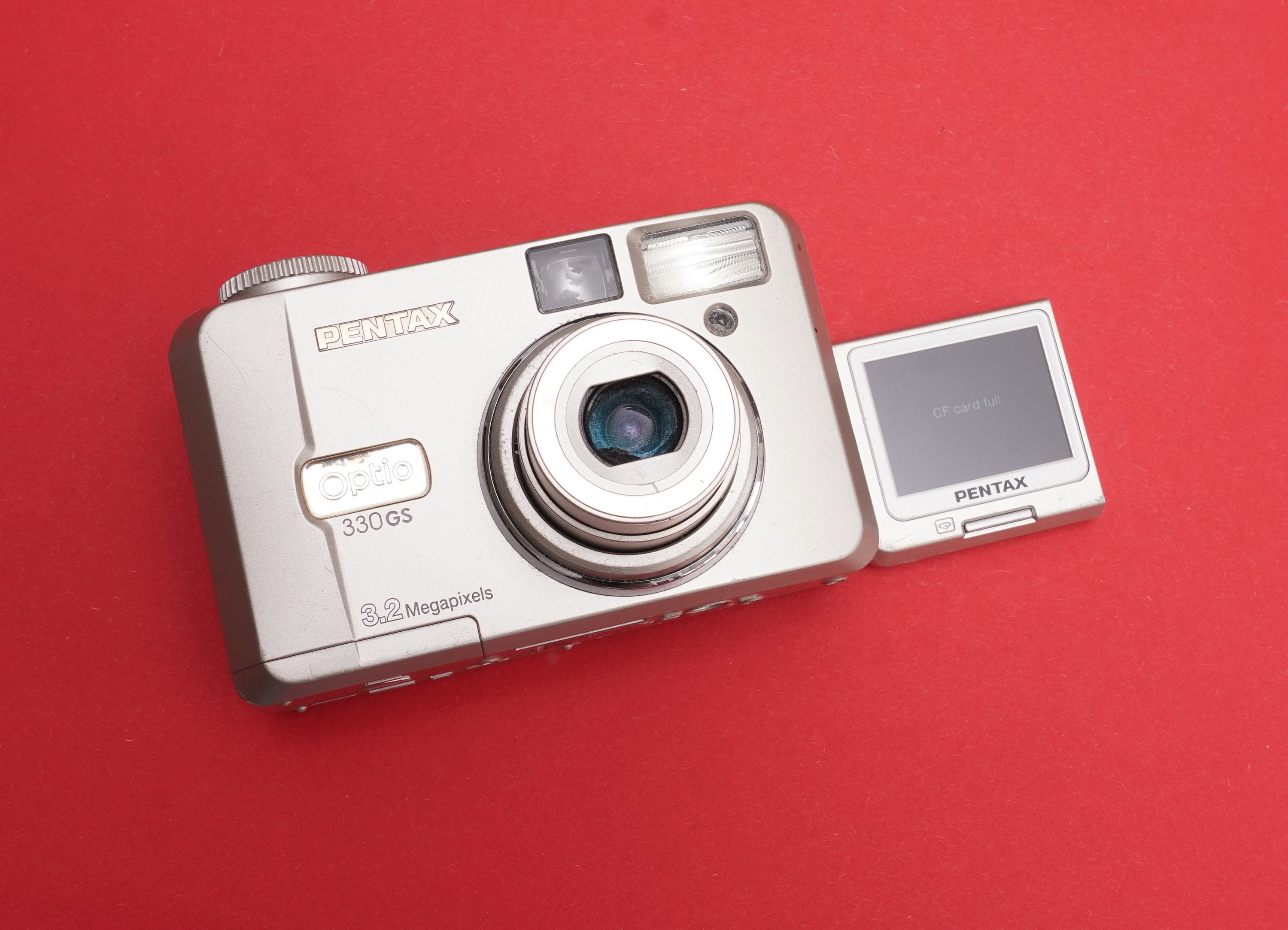 Pentax Optio 330 -Y2K Digital Camera-Selfie Cam