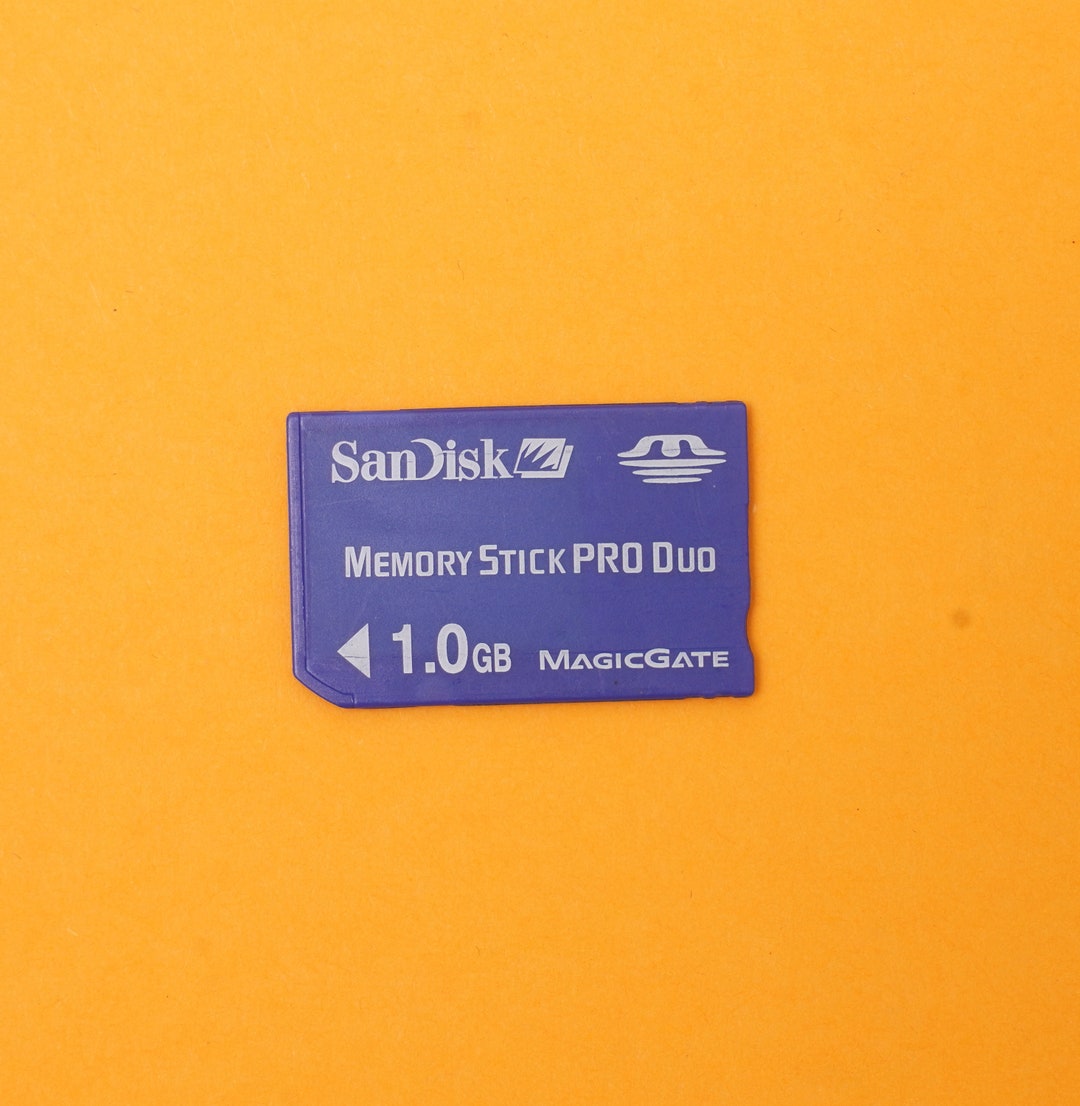 Memory Stick Pro Duocard for Digital Camera Etsy