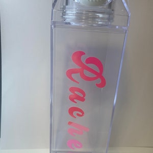 Milk carton style bottles personalised
