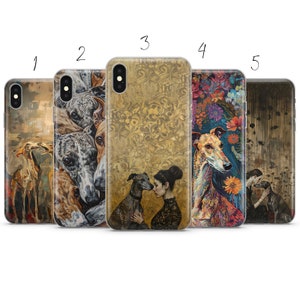 Custodia per telefono con motivo a cucciolo di levriero dorato, regalo per Pixel Samsung iPhone Huawei 11 12 13 14 6 22 23 Ultra Fe Pro Max 15 16