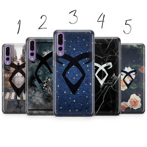 Custodia per telefono con simbolo del potere angelico estetico compatibile con Pixel Samsung iPhone Huawei 11 12 13 14 6 22 23 Ultra Fe Pro Max 15 16