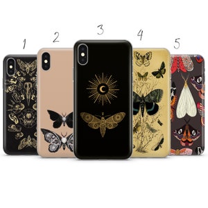 Witch Witchcraft Luna Moth phone case cover compatible with for Pixel Samsung iPhone Huawei 11 12 13 14 6 22 23 Ultra Fe Pro Max 15 16