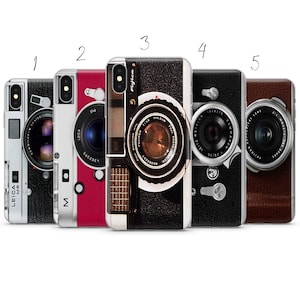 Retro film camera phone case cover compatible for Pixel Samsung iPhone Huawei 11 12 13 14 6 22 23 Ultra Fe Pro Max 15