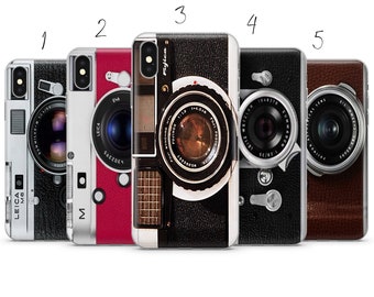 Retro film camera telefoon case cover compatibel voor Pixel Samsung iPhone Huawei 11 12 13 14 6 22 23 Ultra Fe Pro Max 15