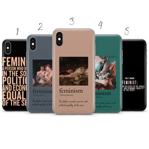 Feminist feminism definition phone case cover compatible with for Pixel Samsung iPhone Huawei 11 12 13 14 6 22 23 Ultra Fe Pro Max 15