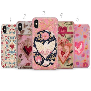 Heiliges Herz, Taube Milagros ex voto Handyhülle Abdeckung kompatibel für Pixel Samsung iPhone Huawei 11 12 13 14 6 22 23 Ultra Fe Pro Max 15 16