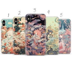 Coque de téléphone manga esthétique manga bande dessinée anime compatible pour Pixel Samsung iPhone Huawei 11 12 13 14 6 22 23 Ultra Fe Pro Max 15 16