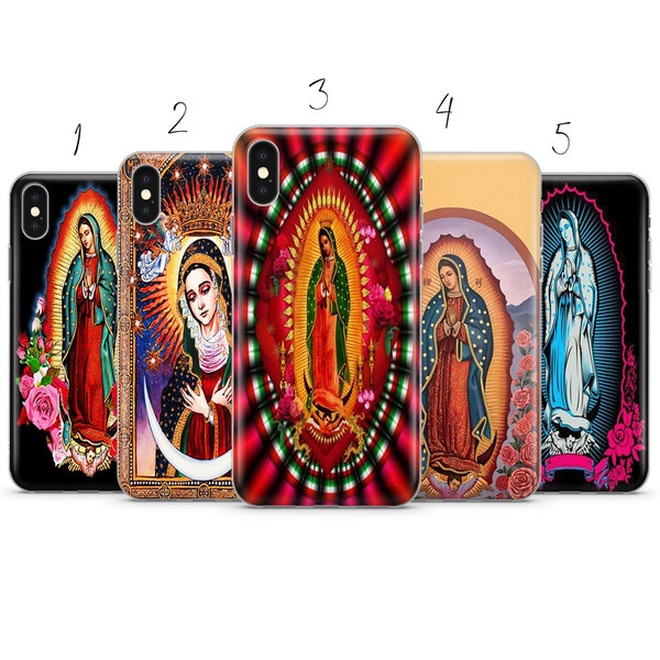 Funda de teléfono de regalo con icono de la Virgen María compatible con Pixel Samsung iPhone Huawei 11 12 13 14 6 22 23 Ultra Fe Pro Max 15