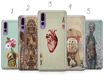 Anatomy Human Anatomy art Collage phone case cover compatible with for Pixel Samsung iPhone Huawei 11 12 13 14 6  Pro Max 15