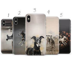 Custodia protettiva estetica terrosa con cucciolo di levriero compatibile con Pixel Samsung iPhone Huawei 11 12 13 14 6 22 23 Ultra Fe Pro Max 15 16