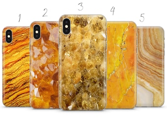 Citrine quartz crystal onyx marble phone case cover compatible with for Pixel Samsung iPhone Huawei 11 12 13 14 6 22 23 Ultra Fe Pro Max 15