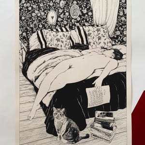 Carta de amor -  dibujo original 2025