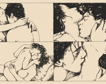 The moment before we said goodbye -prints A4 and original artwork
