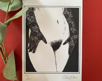 &quot;Lace Gloves&quot; Print