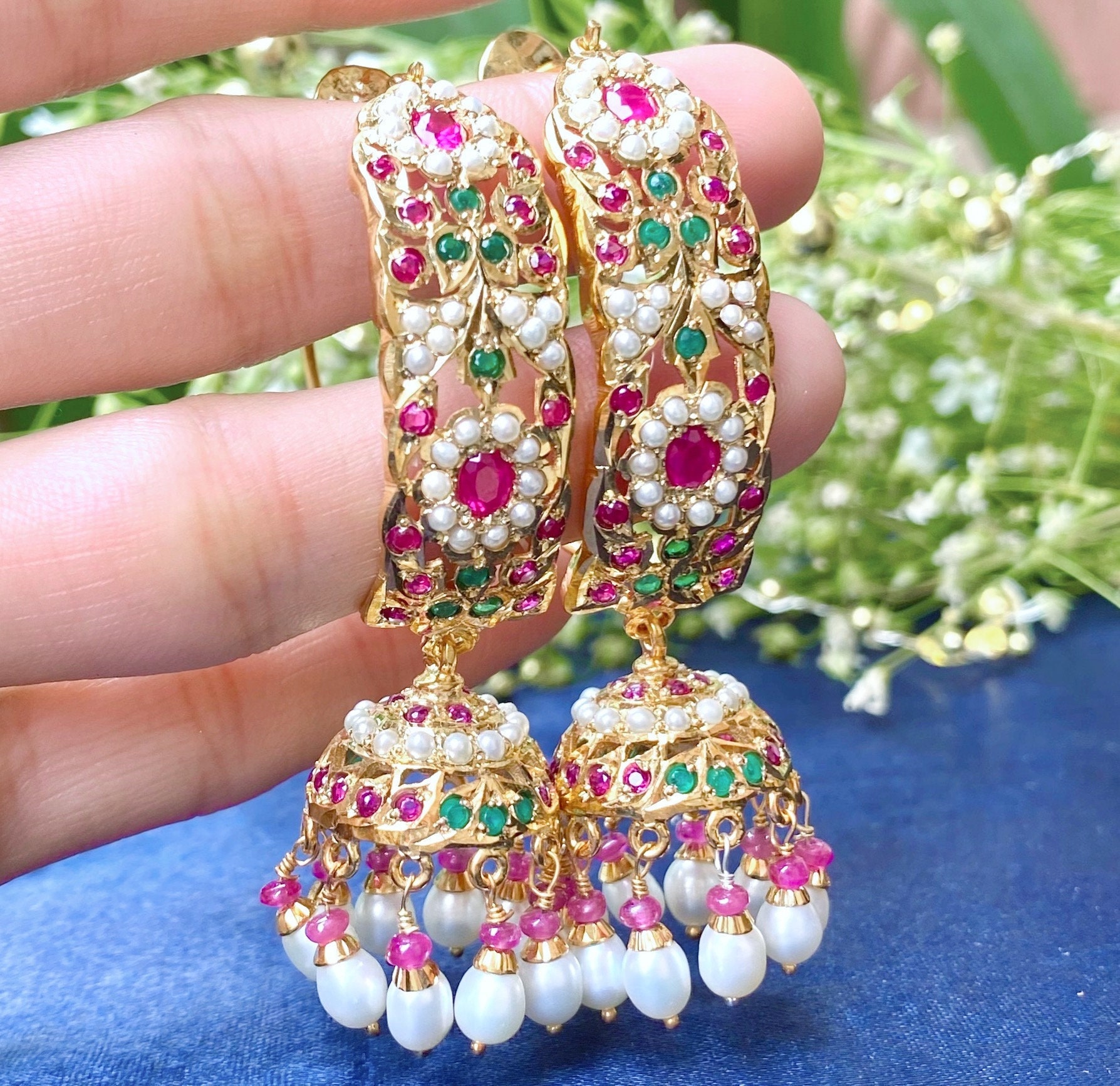 Dandi jhumki gold online