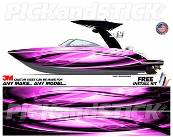 Deepwater Ski / Wake Boat 3M Cast Wrap - DIY - Decal - Air Release - Any Make - Any Model-Custom Sizes Available-Made in USA