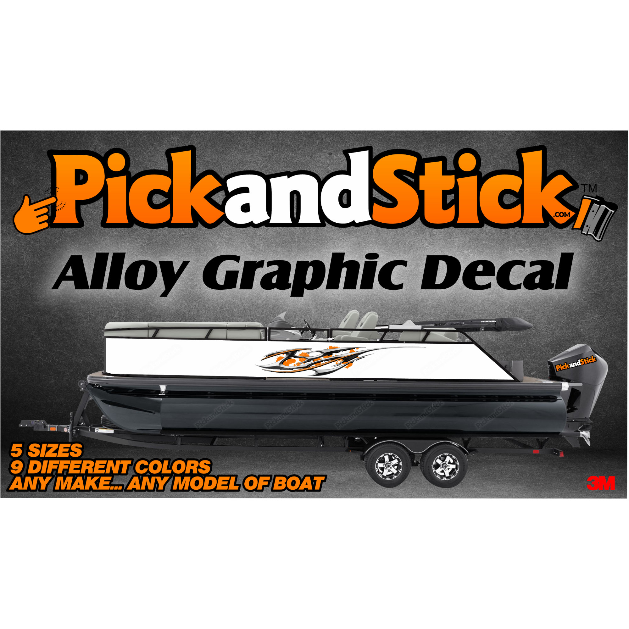 Pontoon Boat Alloy Vinyl Graphic Decals Etsy